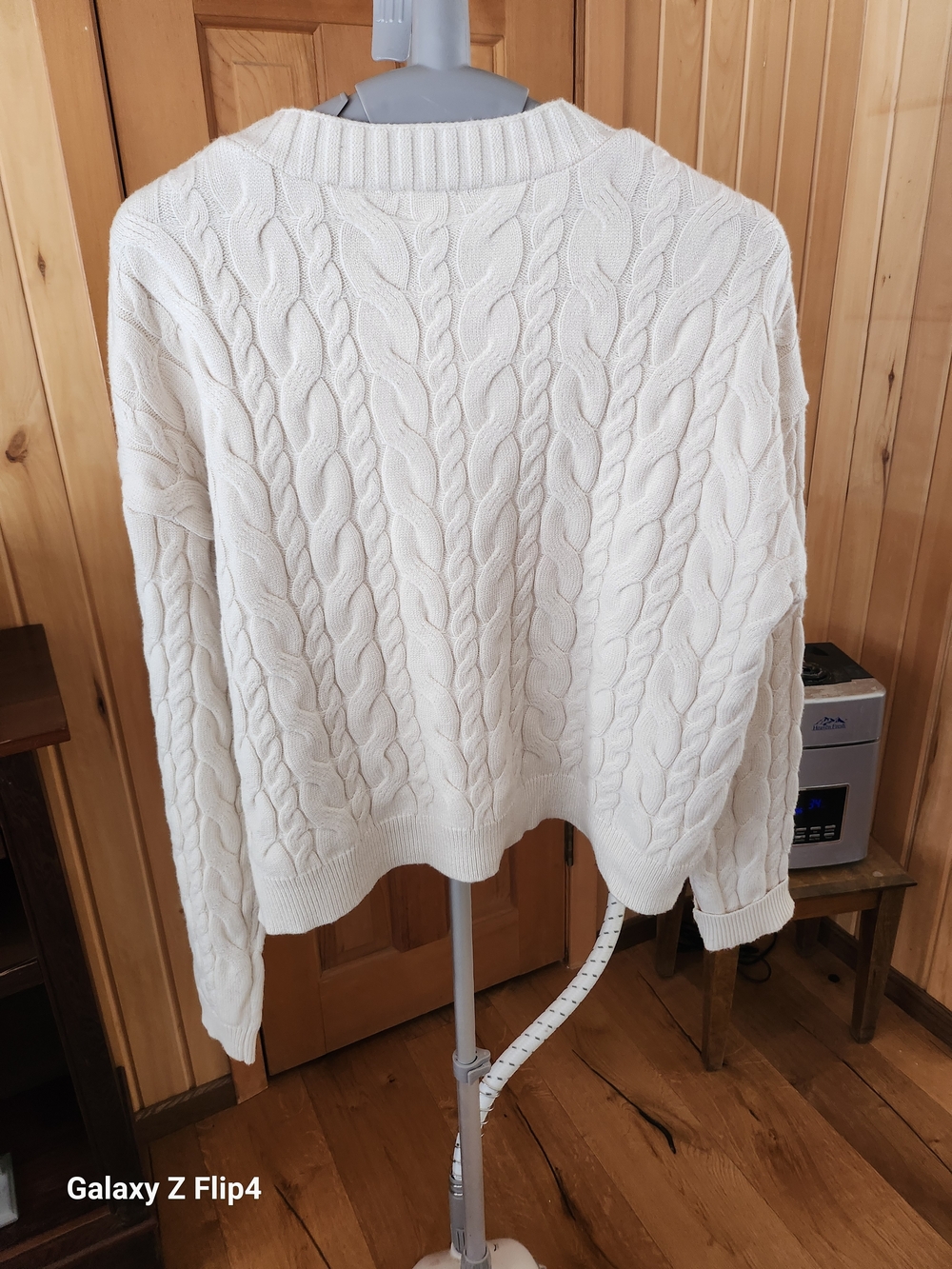 Cyrus Ivory Cable Knit Button Cardigan - Picture 2 of 4